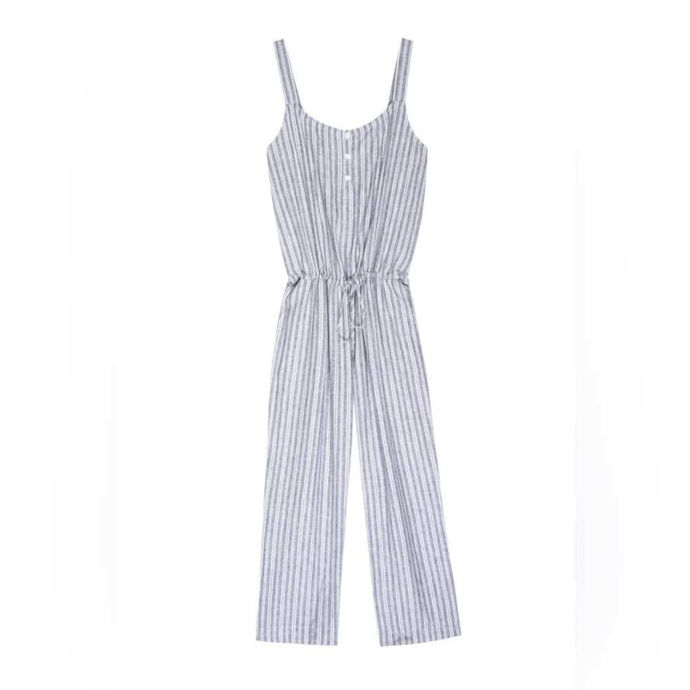 Rails Brooklyn Jumpsuit - Greenwich Stripe size Small FLAWED